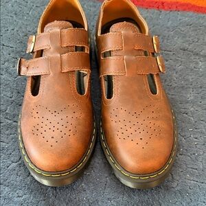 Dr. Martens Brown Leather Mary Jane’s NWOT